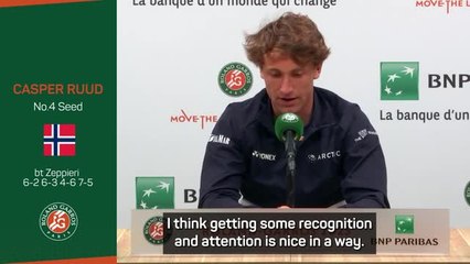 The extra attention means I am doing well - Ruud