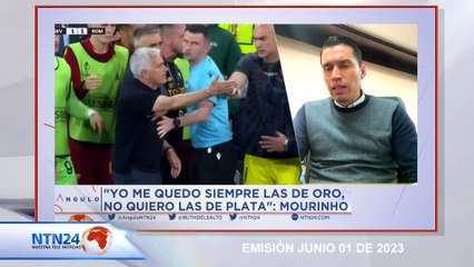 Mourinho regaló la medalla de plata en la final de Europa League