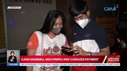 Ilang mamimili, mas pinipili ang cashless payment | UB