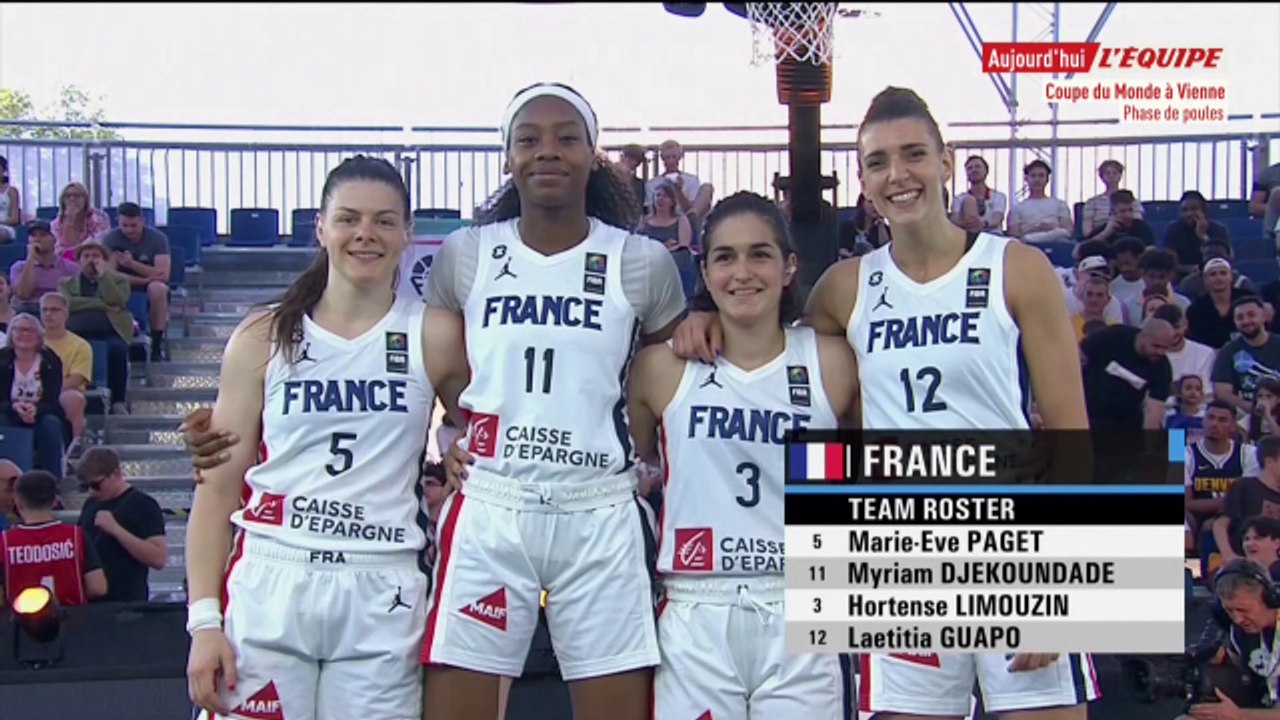 Le replay de la J2 des phases de poules des matchs des équipes de France Basket Coupe du