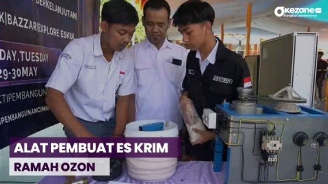 Inovatif! Siswa SMK di Cimahi Ciptakan Prototipe Alat Pembuat Es Krim Ramah Ozon