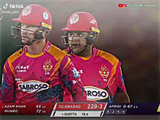 Psl Azam Khan batting hitting sixes