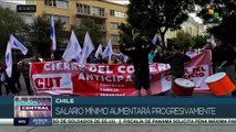 Diputados chilenos aprueban una ley para aumentar de manera gradual el sueldo mínimo a $600