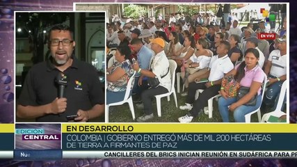 Download Video: Edición Central 01-06: Gobierno de Colombia entregó tierras a firmantes de paz