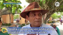 Tendrá compensación sindicato tras privatización de ferrocarriles; compromiso de AMLO