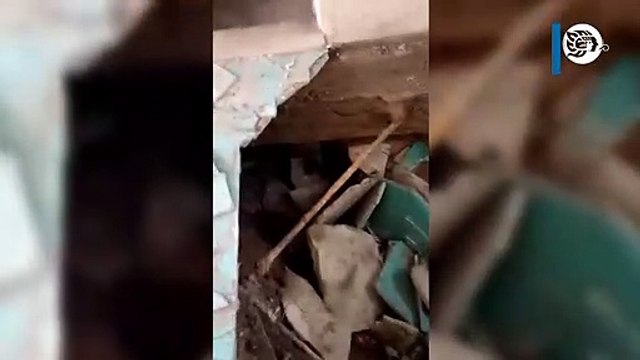 Socavón casi se traga una casa en Las Choapas; fue provocado por el colapso del drenaje pluvial