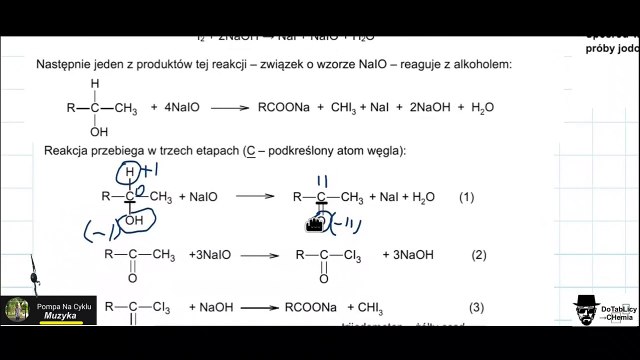 ZADANIE 30 31 32 33 CKE 2021 CZERWIEC Próba Jodoformowa #chemia #cke #matura