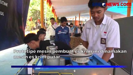 Siswa SMK di Cimahi Ciptakan Prototipe Alat Pembuat Es Krim Ramah Ozon