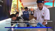 Siswa SMK di Cimahi Ciptakan Prototipe Alat Pembuat Es Krim Ramah Ozon
