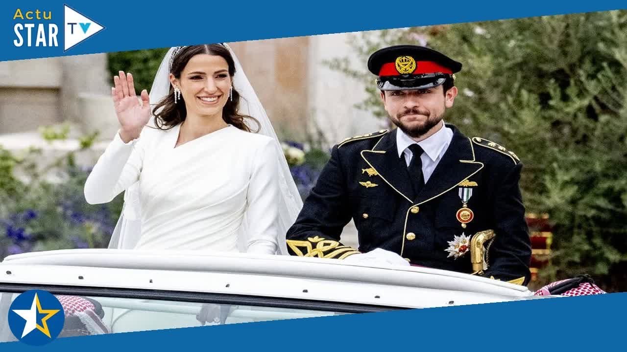 Mariage d'Hussein de Jordanie et Rajwa-al-Saif...