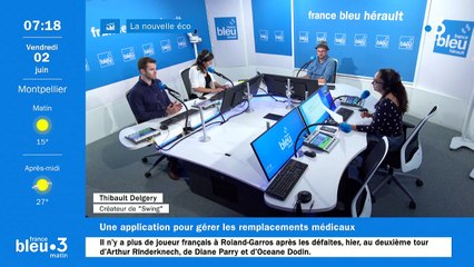 Thibault Delgéry, co-fondateur de Swing, une appli qui facilite les remplacements des médecins