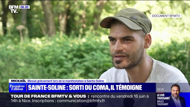 Je suis content d'être en vie : Blessé lors de la manifestation de Sainte-Soline, Mickael témoigne