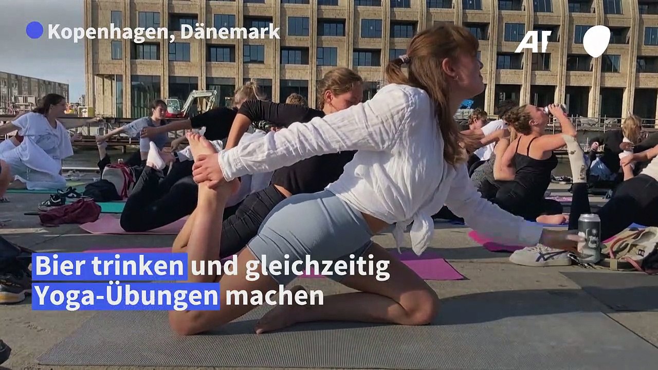 Im Bier und Jetzt: Bier-Yoga