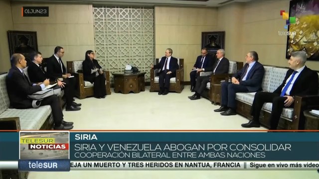 Delegación venezolana sostuvo encuentros en Siria