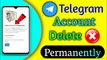 কিভাবে Telegram ~ এর Account Permanently ডিলিট করবেন || How To Delete Telegram Account Permanently