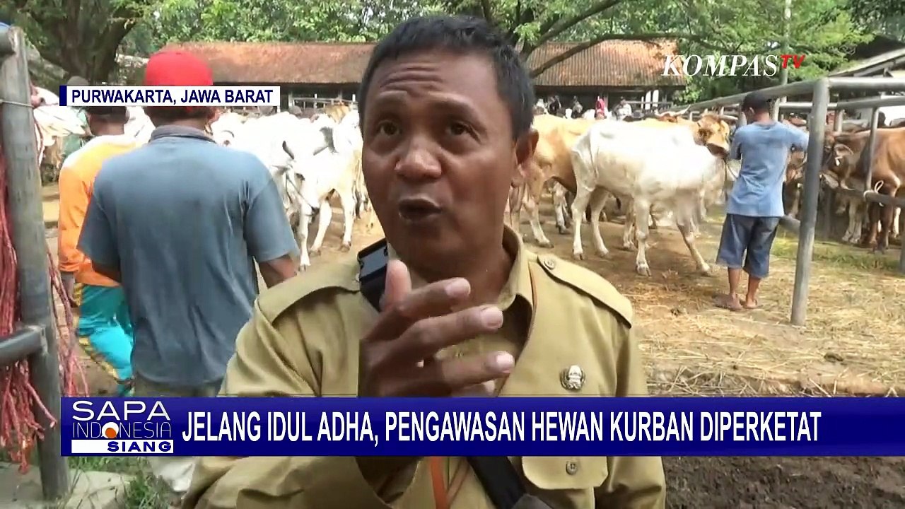 Pengelola Pasar Hewan Purwakarta Periksa Kesehatan Hewan Kurban Jelang