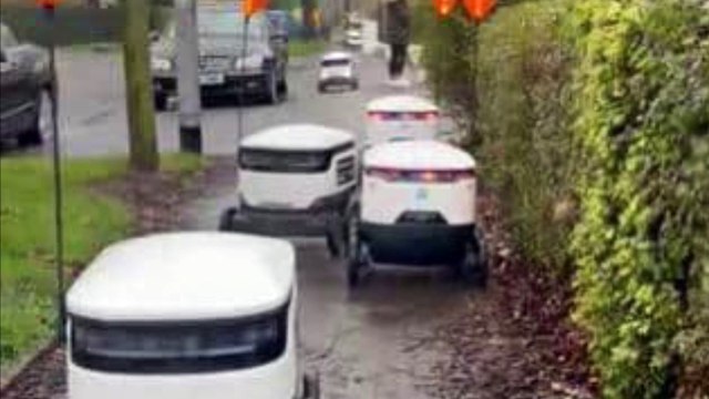 Starship delivery robots: Groceries delivered in Yorkshire via a robot
