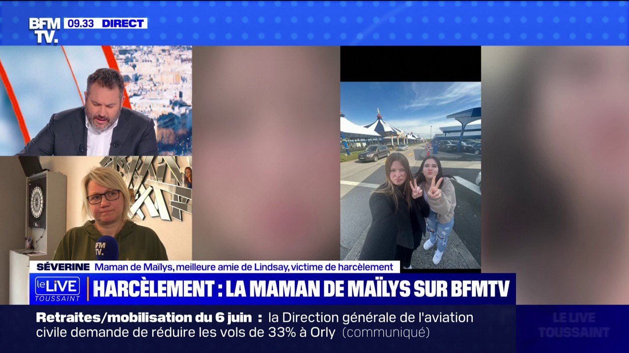 "C'est très dur, elle ne va plus à l'école depuis le décès de Lindsay": la mère de Maïlys, la meilleure amie de Lindsay, témoigne sur BFMTV