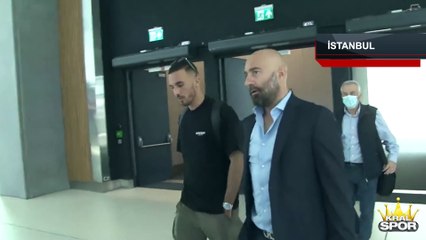 Trabzonspor'un yeni transferi Dimitrios Kourbelis, Türkiye'de