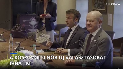 Koszovói feszültség: az államfő hajlandó új helyhatósági választásokat tartani