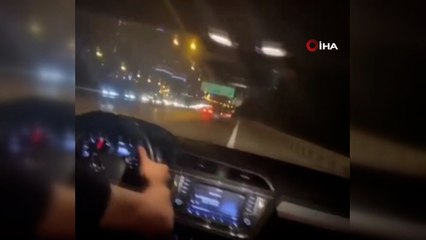 TEM’de başladığı makas terörüne E5’te devam etti