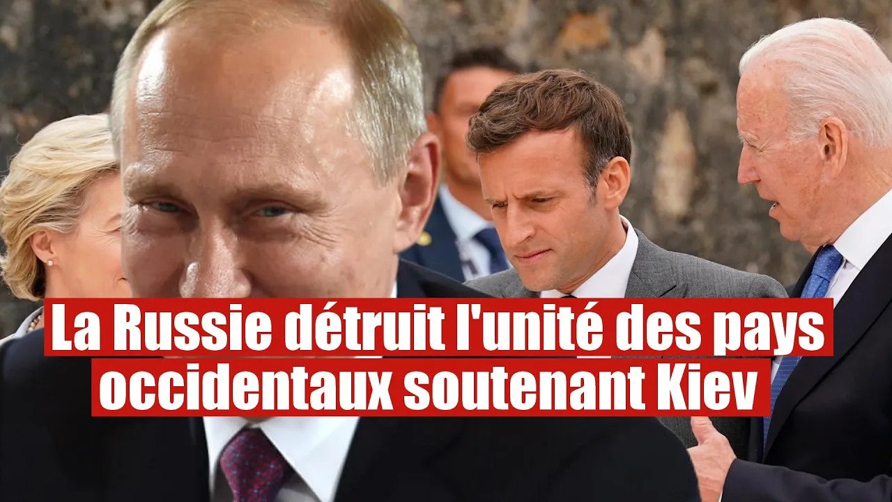 La Russie divise une nouvelle fois l'unité des pays occidentaux soutenant l'Ukraine