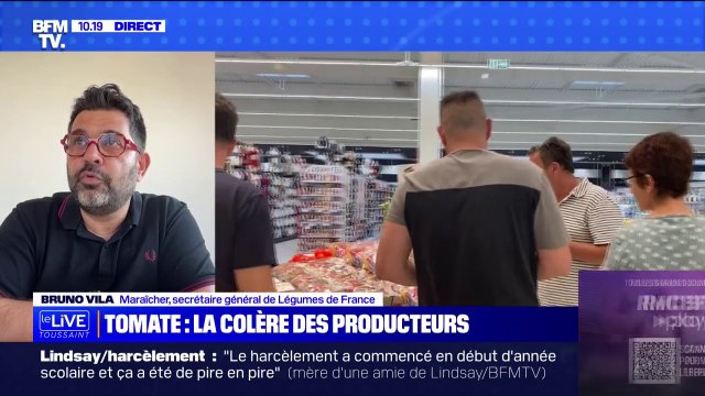 On trouve inacceptable d'avoir autant de tomates marocaines sur les étals en pleine saison de production française , explique le secrétaire général de Légumes de France