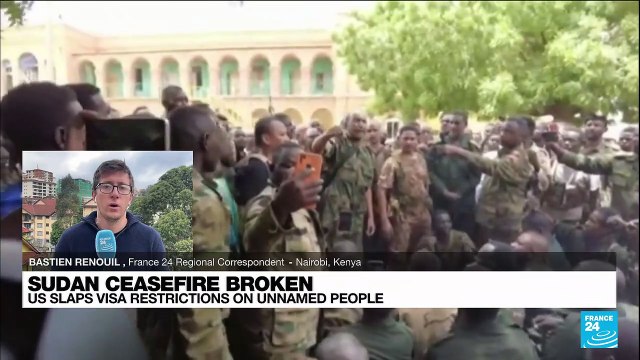 US imposes economic, visa sanctions over violence in Sudan