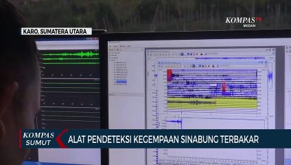 Alat Pemancar Gelombang Seismik Pemantau Kegempaan Sinabung Rusak Terbakar