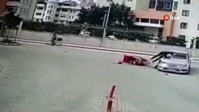 Görüntüler Bursa'dan... Feci kazada ölümden döndü