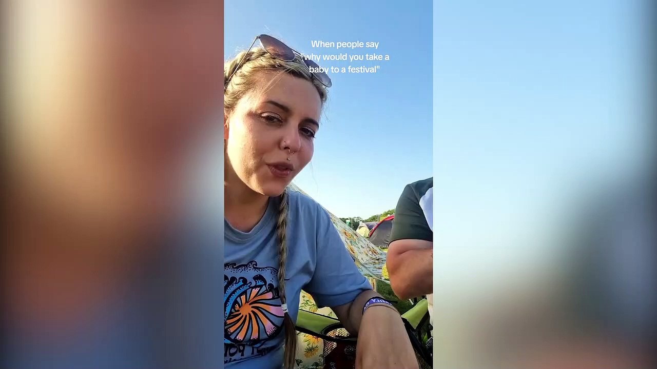 "We took our newborn baby to a festival - peopl...