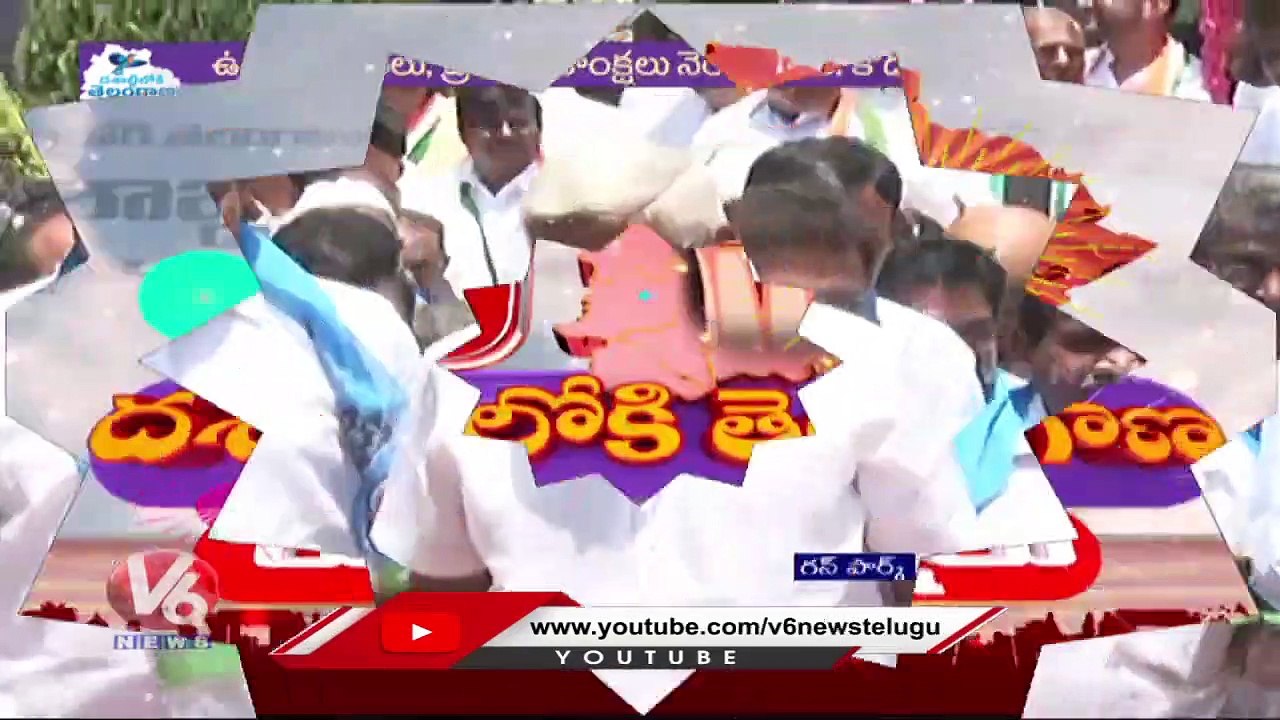 TJS Kodandaram Pay Tributes To Telangana Martyrs At Gun Park Telangana Formation Day _ V6 News