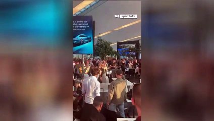 Roma fans harass referee Anthony Taylor at airport