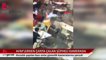 AVM'deki hırsızlık kamerada