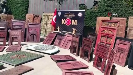 Tarihi eser kaçakçılarının deposundan çıkanlar şaşkına çevirdi