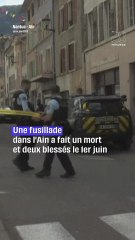 Fusillade dans l'Ain : un homme interpellé après un mort et deux blessés