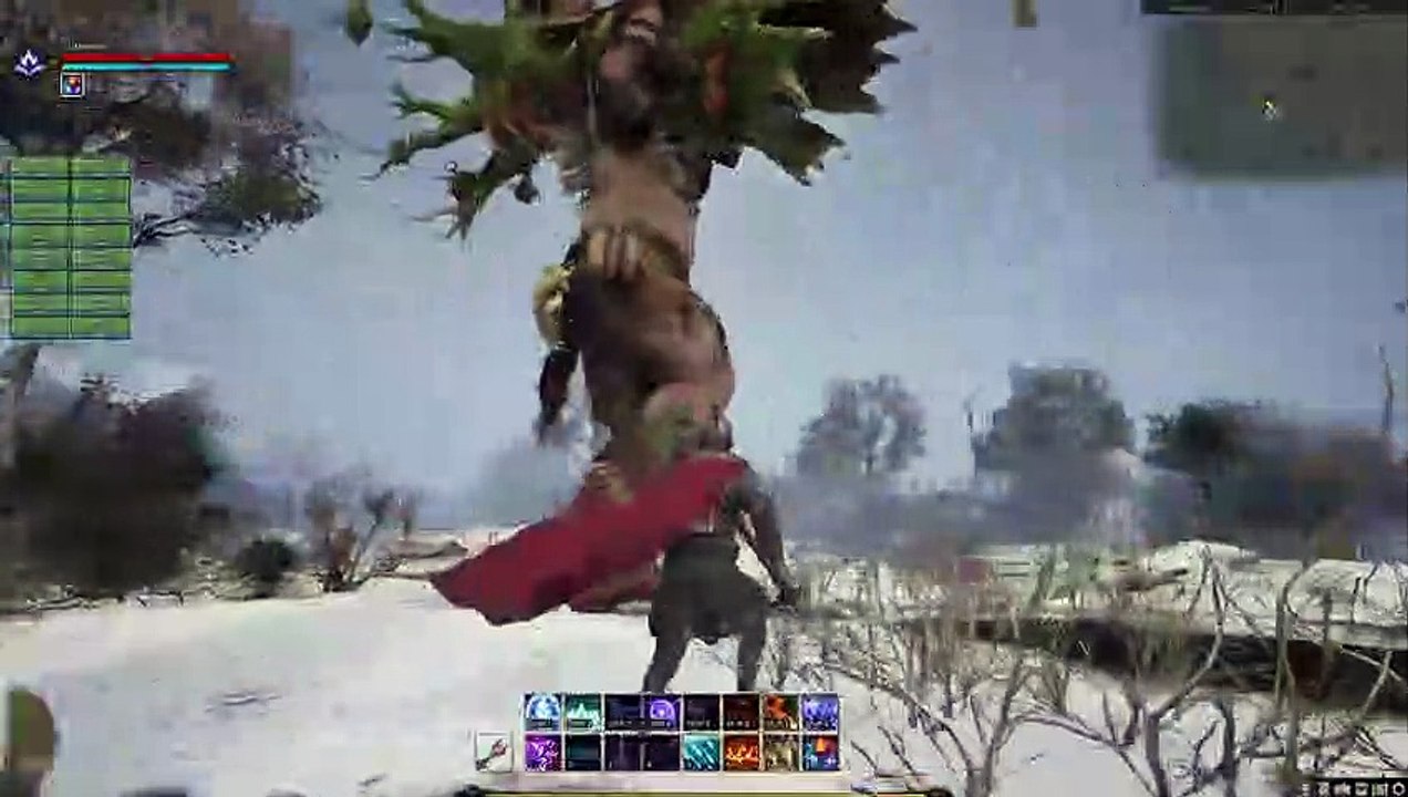 Ashes of Creation zeigt den Kampf gegen einen riesigen Zyklopen