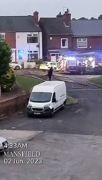 Fire at Mansfield flat