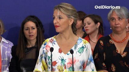 Yolanda Díaz, sobre Garzón: “No se va, forma parte del equipo de economistas de Sumar”