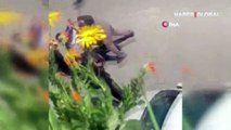 İstanbul'da 'yoldan çekil' kavgası kamerada: Aracını tartıştığı kişinin üzerine sürdü