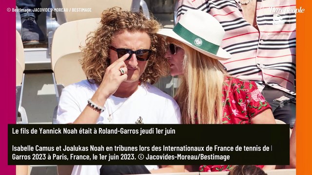 Joalukas Noah à Roland-Garros : Le fils de Yannick Noah passe du bon temps avec une séduisante influenceuse