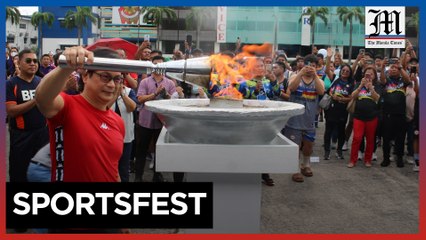 Abalos leads sports event for drug-free DILG