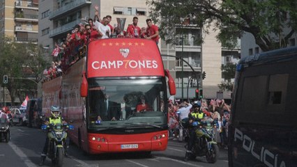 Football : Séville fête son septième titre en Ligue Europa