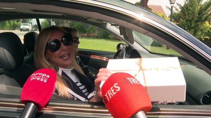 Primeras declaraciones de Ana Obregón tras su llegada a España con su nieta