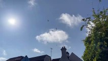 Helicopters from Royal Netherlands Air Force over Canterbury