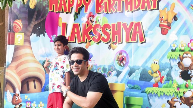 Tusshar Kapoor throws birthday bash for son Laksshya