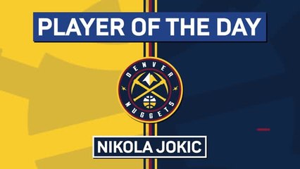 Télécharger la video: NBA Player of the Day - Nikola Jokic