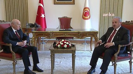TBMM Başkanı Mustafa Şentop, görevi Devlet Bahçeli'ye devretti