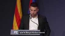 Barça - Les adieux de Jordi Alba avant son dernier match