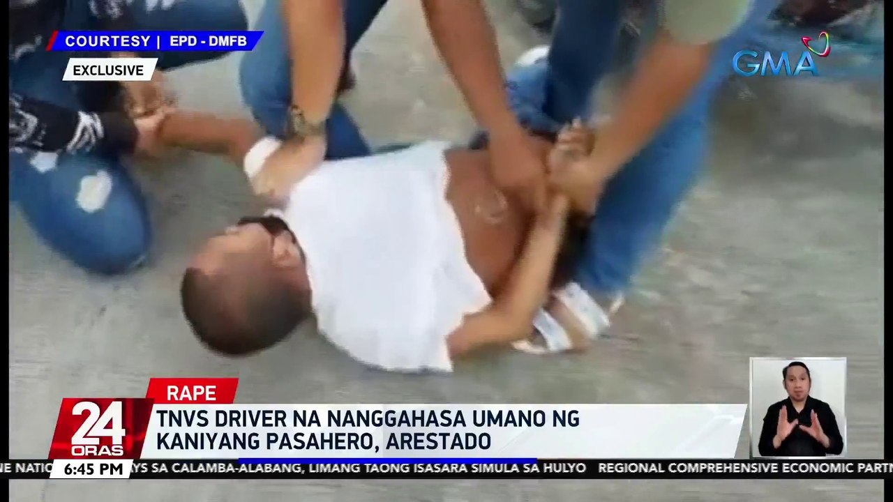 TNVS driver na nanggahasa umano ng kaniyang pasahero, arestado | 24 Oras
